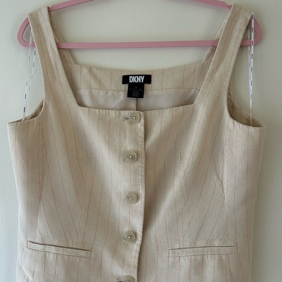 DKNY Beige Sleeveless tops - Picture 3 of 11